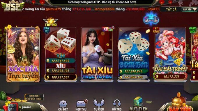 Trò Chơi Trực Tuyến B52 Club